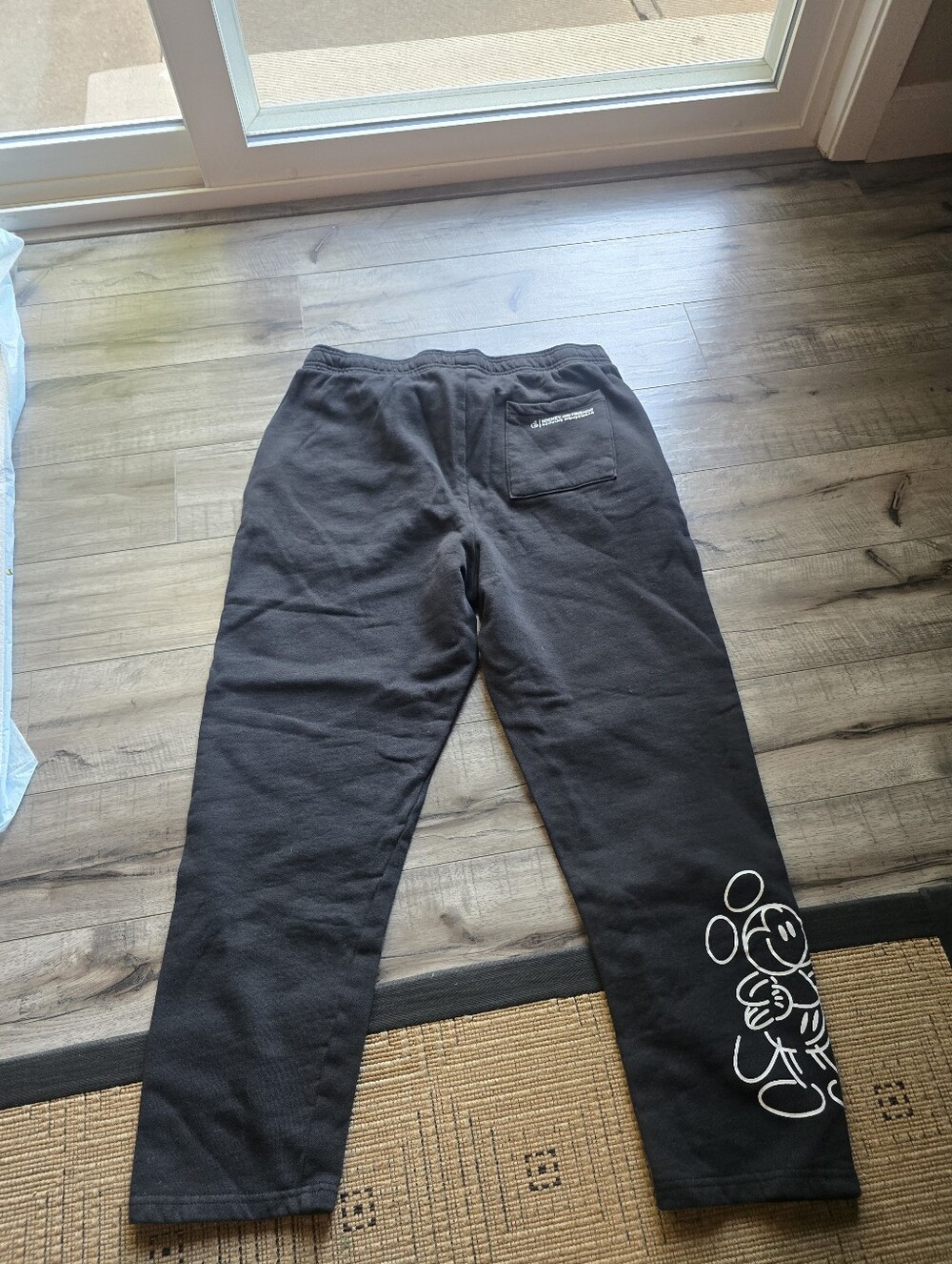 Disney Mickey Mouse Black Jogger Pants